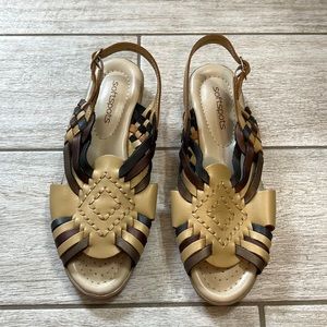 Softspots Aztec Pattern Sandals-7.5M